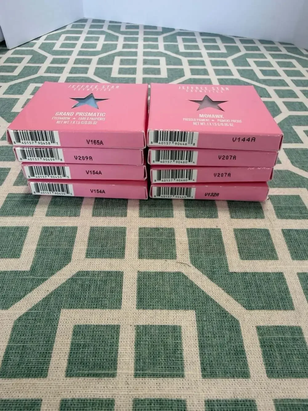 Jeffree Star Cosmetics Single Eyeshadow and Pressed Pigment Lot of 8